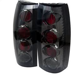 Spyder Chevy C/K Series 1500/2500/3500 88-98 / GMC Sierra 88-98 / Blazer 92-94 / Jimmy 92-94 / Suburban 92-99 / Tahoe 94-99 / Cadillac Escalade 99-00 / Yukon Denali 99-00 Euro Style Tail Lights - Smoke