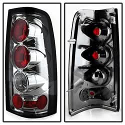 Spyder Chevrolet Silverado 1500/Silverado 1500 Classic/Silverado 1500 HD/Silverado 1500 HD Classic/Silverado 2500/Silverado 2500 HD/Silverado 2500 HD Classic/Silverado 3500/Silverado 3500 Classic 03-06 Chrome Euro Style Tail Lights