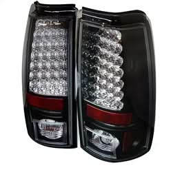 Spyder Chevy Silverado 1500/2500 99-02 (Not Fit Stepside) / GMC Sierra 1500/2500/3500 99-06 and 2007 Sierra Classic LED Tail Lights - Black