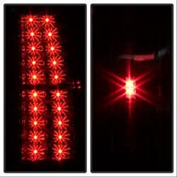 Spyder Chevrolet Suburban 1500/Suburban 2500/Tahoe/Yukon/Yukon XL 1500/Yukon XL 2500 07-14 Red/Clear LED Tail Lights