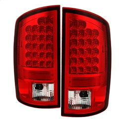 Spyder Dodge Ram 1500/Ram 2500/Ram 3500 02-06 Red/Clear LED Tail Lights