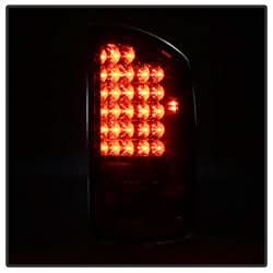 Spyder Dodge Ram 1500/Ram 2500/Ram 3500 02-06 Red/Clear LED Tail Lights