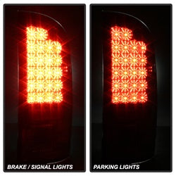 Spyder Dodge Ram 1500/Ram 2500/Ram 3500 07-08 Chrome LED Tail Lights