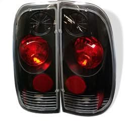 Spyder Ford F-150/F-250 Super Duty/F-350 Super Duty/F-450 Super Duty/F-550 Super Duty 97-03 Black Euro Style Tail Lights