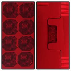 Spyder Ford F-150/F-250 Super Duty/F-350 Super Duty/F-450 Super Duty 97-03 Red/Clear LED Tail Lights
