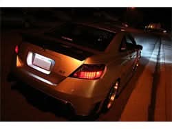 Spyder Honda Civic 06-08 Red/Clear LED Tail Lights