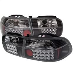 Spyder Honda Civic 92-95 Black LED Tail Lights