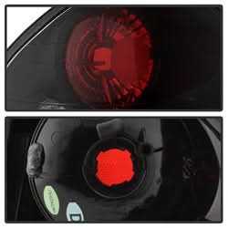 Spyder Hyundai Santa Fe 01-06 Black Euro Style Tail Lights