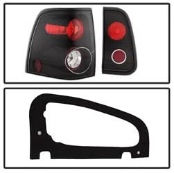 Spyder Lincoln Navigator 03-06 Black Euro Style Tail Lights