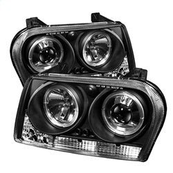 Spyder Signature Chrysler 300 09-10 Uses T10 LED Ultra White LED Bulb Halo LED Projector Headlights Black