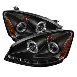 Spyder Signature Nissan Altima 02-04 Halogen Model Only Halo LED Projector Headlights Not Compatible w/Xenon/HID Model Black