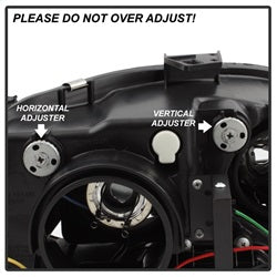 Spyder Signature Audi A4/A4 Quattro 06-08 Halogen Model Only DRL LED Projector Headlights Not Compatible With Xenon/HID Model Black