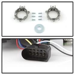 Spyder Signature Audi A4/A4 Quattro 06-08 Halogen Model Only DRL LED Projector Headlights Not Compatible With Xenon/HID Model Black