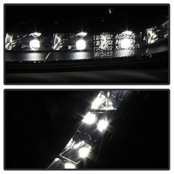 Spyder Signature Audi A4/A4 Quattro 06-08 Halogen Model Only DRL LED Projector Headlights Not Compatible With Xenon/HID Model Black