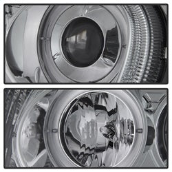 Spyder Signature Chrysler 300 05-10 Chrome Halo LED Projector Headlights