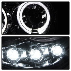 Spyder Signature Chrysler 300 05-10 Chrome Halo LED Projector Headlights