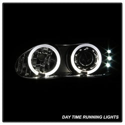 Spyder Signature Chevrolet Camaro 98-02 Black Halo LED Projector Headlights