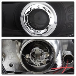 Spyder Signature Chevrolet Camaro 98-02 Black Halo LED Projector Headlights