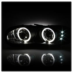 Spyder Signature Chevrolet Camaro 98-02 Black Halo LED Projector Headlights
