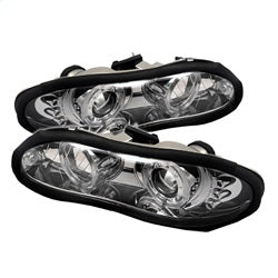 Spyder Signature Chevrolet Camaro 98-02 Chrome Halo LED Projector Headlights
