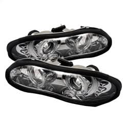 Spyder Signature Chevrolet Camaro 98-02 Chrome Halo LED Projector Headlights
