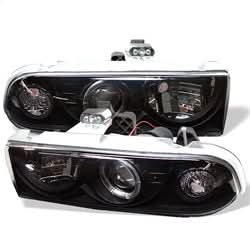 Spyder Signature Chevrolet S10 Blazer/S10 Pickup 98-05 Black Halo Projector Headlights