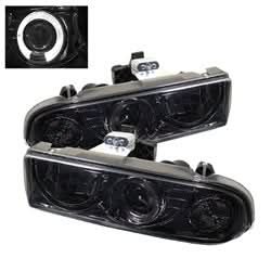 Spyder Signature Chevrolet S10 Blazer/S10 Pickup 98-05 Smoke Halo Projector Headlights