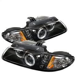 Spyder Signature Chrysler Town & Country/Voyager/Caravan/Grand Caravan 96-97 Black Halo LED Projector Headlights