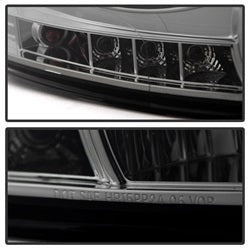 Spyder Signature Dodge Ram 1500/Ram 2500/Ram 3500 06-08 Uses T10 LED Ultra White LED Bulb Halo LED Projector Headlights Smoke