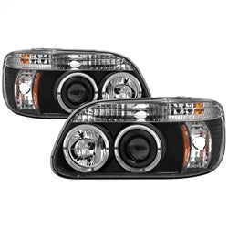 Spyder Signature Ford Explorer/Explorer (Stripped Chassis) 95-01 1 pc. Halo Projector Headlights Black