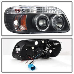 Spyder Signature Ford Explorer/Explorer (Stripped Chassis) 95-01 1 pc. Halo Projector Headlights Black