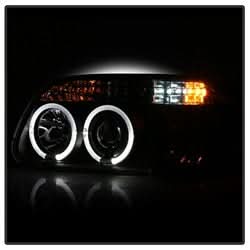 Spyder Signature Ford Explorer/Explorer (Stripped Chassis) 95-01 1 pc. Halo Projector Headlights Black