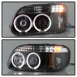 Spyder Signature Ford Explorer/Explorer (Stripped Chassis) 95-01 1 pc. Halo Projector Headlights Black