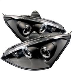 Spyder Signature Ford Focus 00-04 Black Halo Projector Headlights