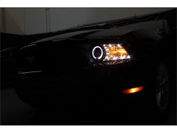 Spyder Signature Ford Mustang 99-04 Black Halo Projector Headlights