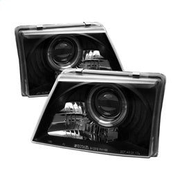 Spyder Signature Ford Ranger 98-00 Black Halo Projector Headlights