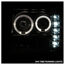 Spyder Signature GMC Sierra 1500/Sierra 2500 HD/Sierra 3500 HD 07-13 High H1 And Low H1 Smoke Halo Projector Headlights