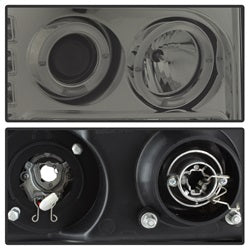 Spyder Signature GMC Sierra 1500/Sierra 2500 HD/Sierra 3500 HD 07-13 High H1 And Low H1 Smoke Halo Projector Headlights