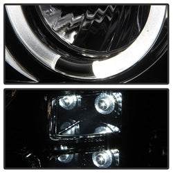 Spyder Signature GMC Sierra 1500/Sierra 2500 HD/Sierra 3500 HD 07-13 High H1 And Low H1 Smoke Halo Projector Headlights