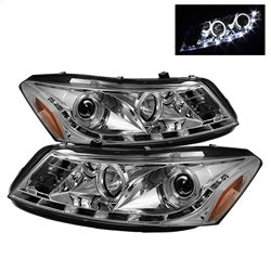 Spyder Signature Honda Accord 08-12 Chrome DRL LED Projector Headlights