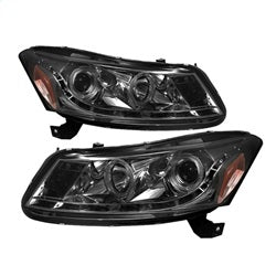 Spyder Signature Honda Accord 08-12 Smoke DRL LED Projector Headlights