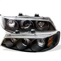 Spyder Signature Honda Accord 94-97 1 pc. Halo Projector Headlights Black