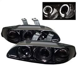 Spyder Signature Honda Civic 92-95 1 pc. Halo Projector Headlights Smoke