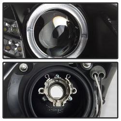 Spyder Signature Infiniti G35 03-07 Halogen Model Only Halo DRL LED Projector Headlight Not Compatible With Xenon/HID Model High H4/Low H7 Included