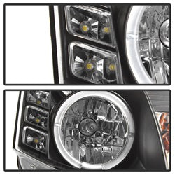 Spyder Signature Infiniti G35 03-07 Halogen Model Only Halo DRL LED Projector Headlight Not Compatible With Xenon/HID Model High H4/Low H7 Included