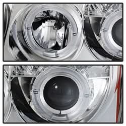 Spyder Signature Jeep Grand Cherokee 05-07 Chrome Halo LED Projector Headlights