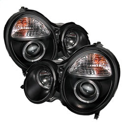 Spyder Signature Mercedes-Benz E320/E430 00-02 Black Halo Projector Headlights