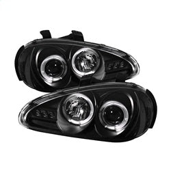 Spyder Signature Mazda MX-3 92-96 Black Halo LED Projector Headlights