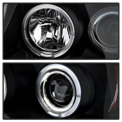 Spyder Signature Nissan Armada/Armada (Pathfinder)/Titan 05-07 Low Beam Bulb Included Halo LED Projector Headlights High Beam Uses Stock Bulb Black