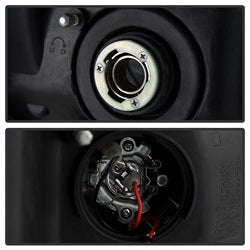 Spyder Signature Nissan Armada/Armada (Pathfinder)/Titan 05-07 Low Beam Bulb Included Halo LED Projector Headlights High Beam Uses Stock Bulb Black
